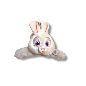 Disney Zootopia Judy Hopps Plush Hair Claw Clip Gray Bunny Ears‎ Purple Eyes
